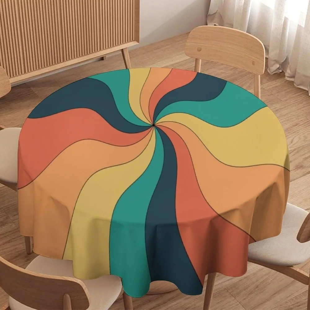 Retro Groovy Swirl Round Table - Century Textile & Sewing Supply Avenue C North Saskatoon Sk review and price