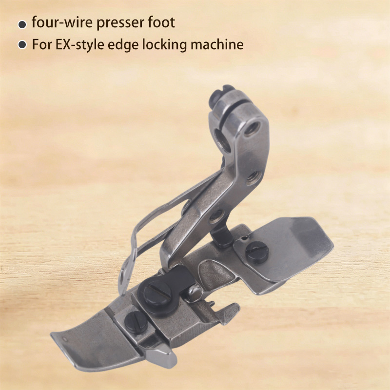 1PCS Four-Thread Presser Foot  - Textile Sewing Machine review and price