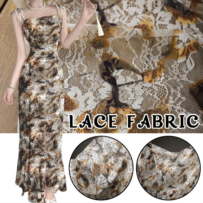 50Cm Retro French Lace Print C - Sewing Batik Fabric review and price