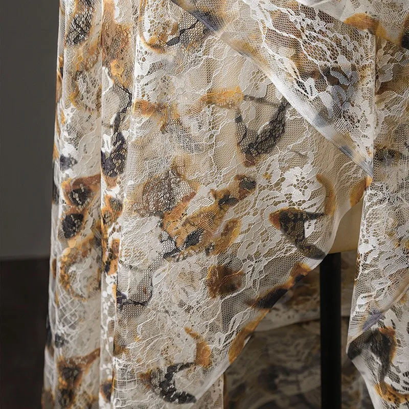 50Cm Retro French Lace Print C - Sewing Batik Fabric review and price