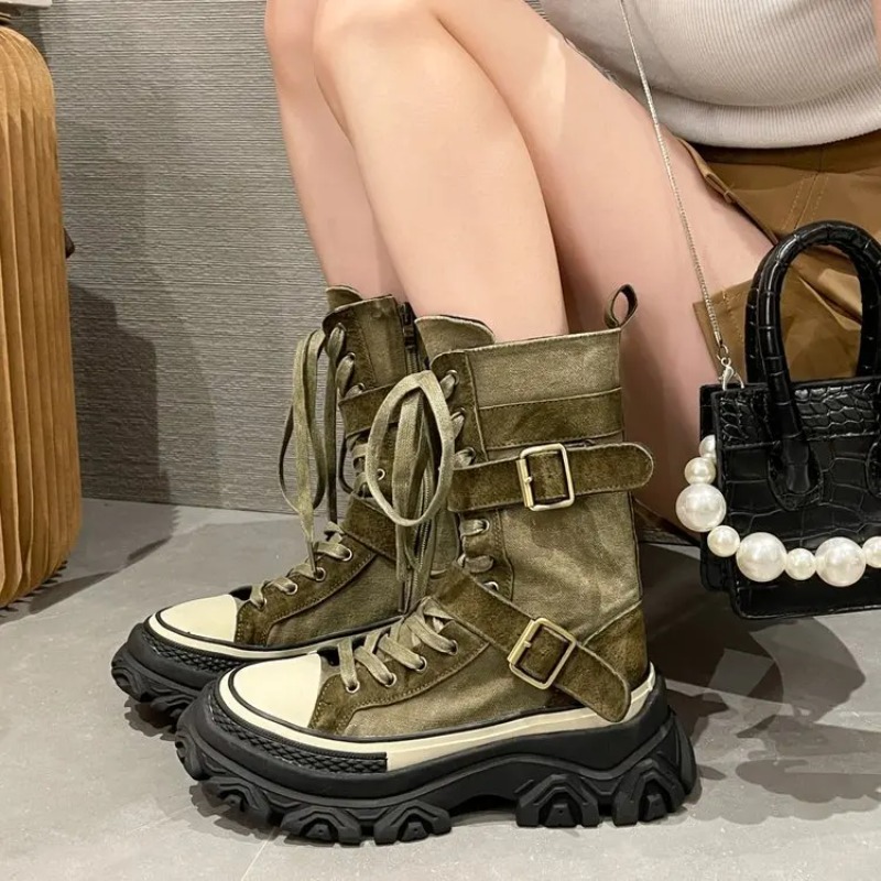 Thick Platform Women Boots Vin - Sewing Latex review and price