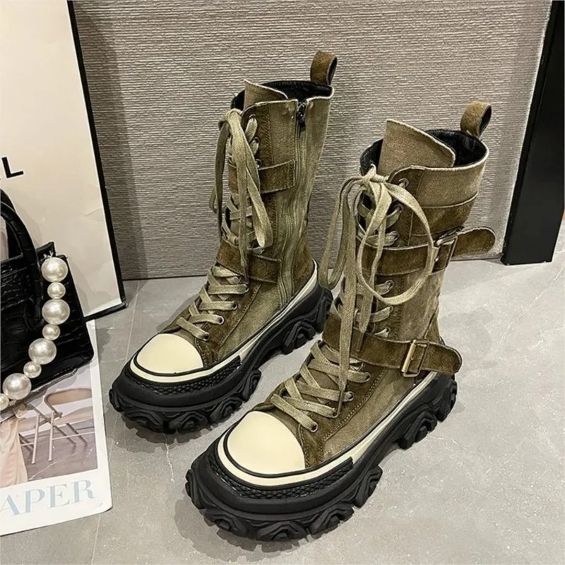 Thick Platform Women Boots Vin - Sewing Latex review and price