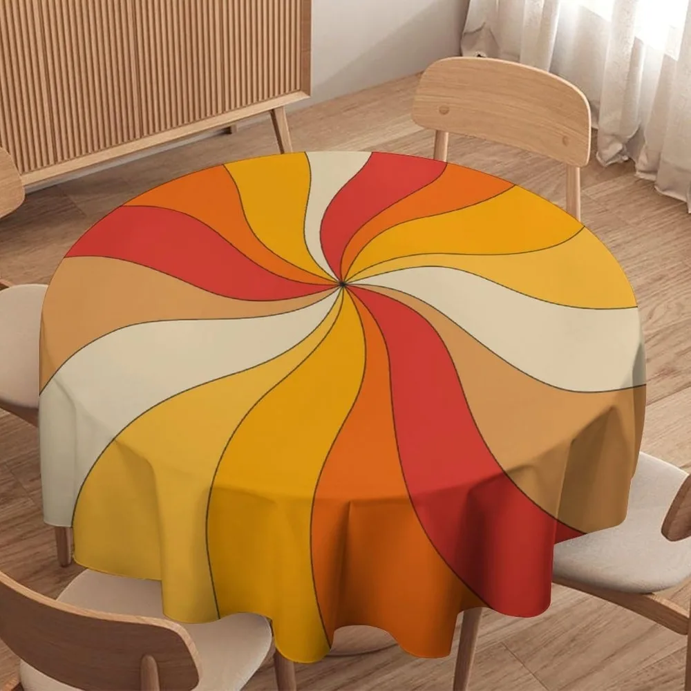 Retro Groovy Swirl Round Table - Century Textile & Sewing Supply Avenue C North Saskatoon Sk review and price