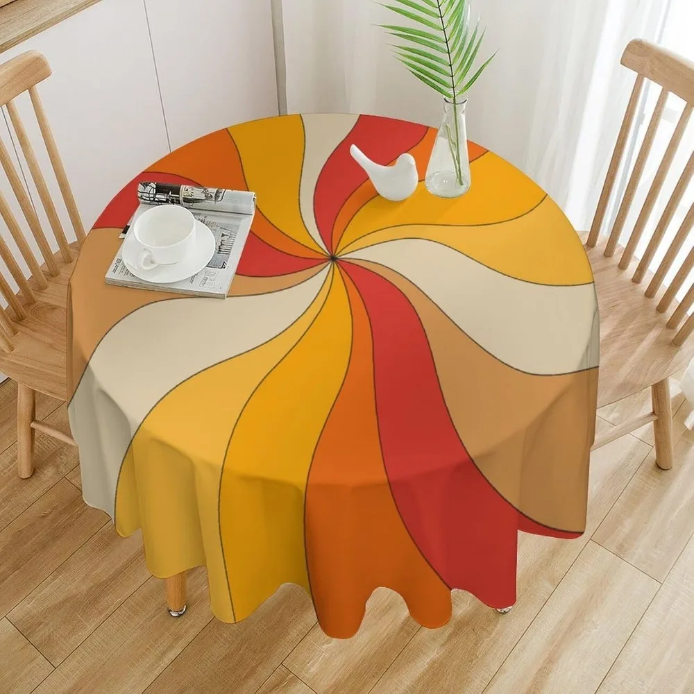 Retro Groovy Swirl Round Table - Century Textile & Sewing Supply Avenue C North Saskatoon Sk review and price