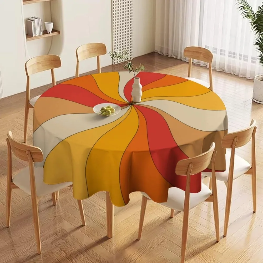 Retro Groovy Swirl Round Table - Century Textile & Sewing Supply Avenue C North Saskatoon Sk review and price